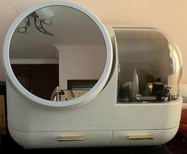 органайзер для косметики с зеркалом: Органайзер для косметики с зеркалом с подсветкой. Качество отличное — 4