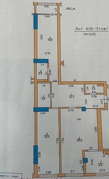 Продажа квартир: 3 комнаты, 109 м², Элитка, 8 этаж, Косметический ремонт — 10