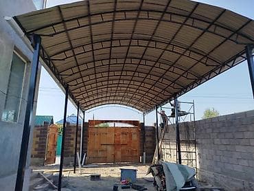 Стулья, табуретки: Навес, Арочный, Металл, Профнастил, Установка — 4