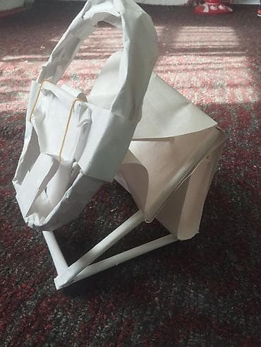 Самодельный бумажный макет рулевого колеса с креплением - Авторская at lalafo.kg Самодельный бумажный макет рулевого колеса с креплением - Авторская