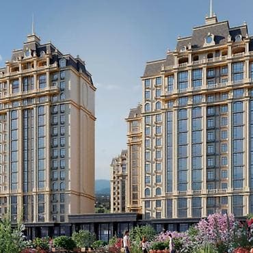 brk group: 3 комнаты, 116 м², Асанбай мкр Элитка, 14 этаж, ПСО (под самоотделку) — 4