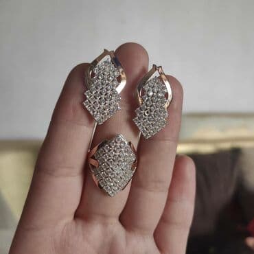 свадебные платья от производителя: Набор украшений, Проба 925, Новый — 2