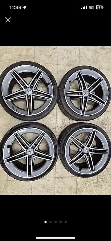 купить шины michelin бу: Литые Диски R 19 AMG, Комплект, отверстий - 5, Б/у — 1