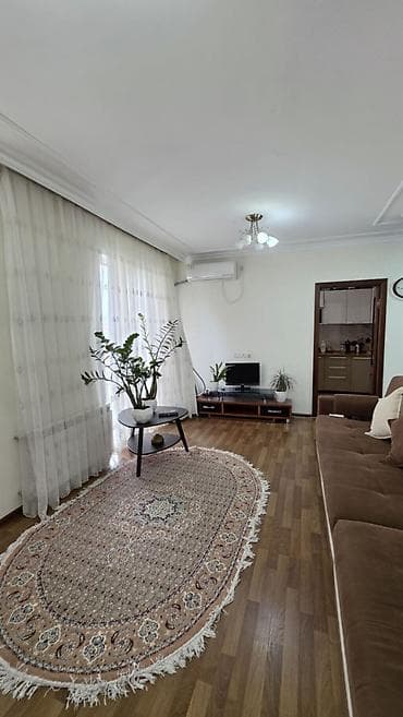 Квартиры: 2 комнаты, 53 м², Ак-Кеме (старый аэропорт) Элитка, 5 этаж, Евроремонт — 6