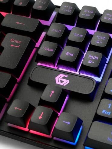 Компьютерлер, ноутбуктар жана планшеттер: Клавиатура, Зымдуу туташтыруу, Өлчөмү: 100% — 10