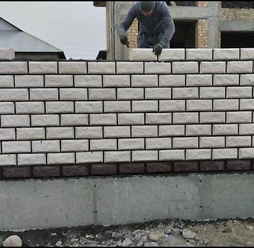 цемени: Заборы из пескоблока — 3