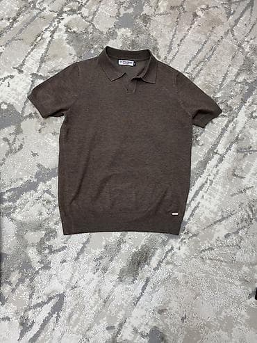 кол саат: Мужское поло U.S. Polo Assn. - Цвет: тёмно-коричневый - Классический — 1