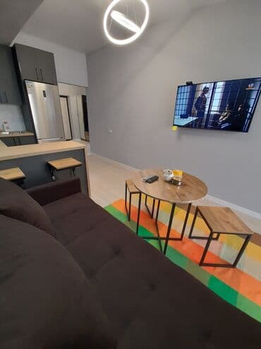 посуточные дома бишкек: 1 бөлмө, Душ кабинасы, Жаздык, жууркан-төшөк каптары, Кондиционер — 1