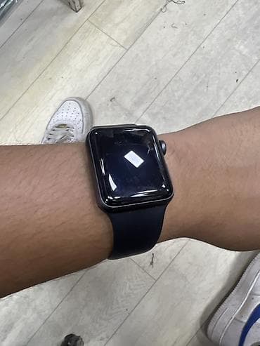 Умные часы в стиле Apple Watch, цвет черный (корпус) с