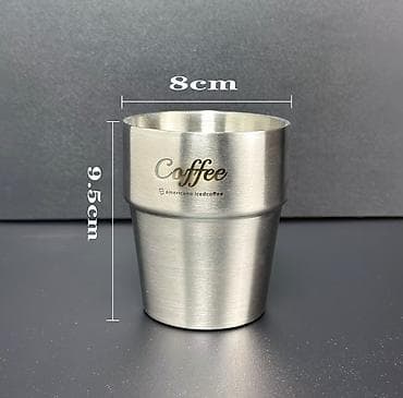 боярд стол: Стальная кружка для кофе “Coffee” - Материал: пищевая нержавеющая — 2