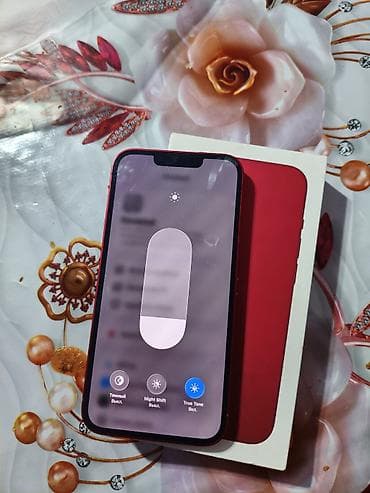 iphone 111: IPhone 13, Б/у, 128 ГБ, Красный, Зарядное устройство, Чехол, Кабель, 76 % — 4