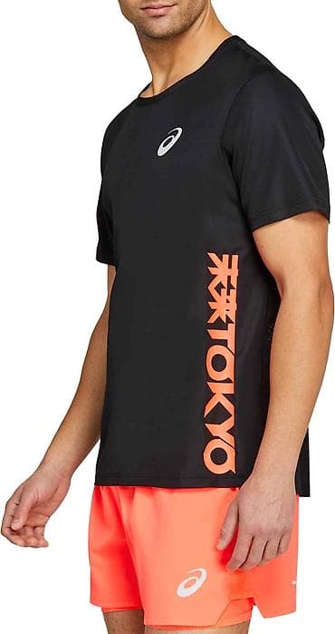 Футболкалар: Эркектердин футболкасы, 2XL, Asics, Жаңы, түсү - Кара — 3