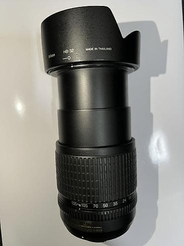 hyper x cloud: Объектив Nikon AF-S DX Nikkor 18-135mm f/3.5-5.6G ED с блендой HB-32 и — 4