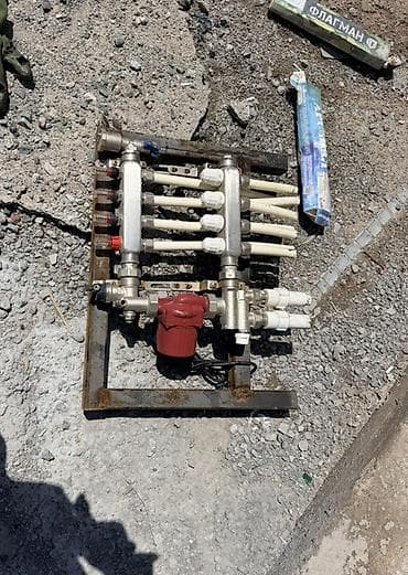 циркуляция: Коллекторный узел для водяного теплого пола/радиаторного отопления — 1