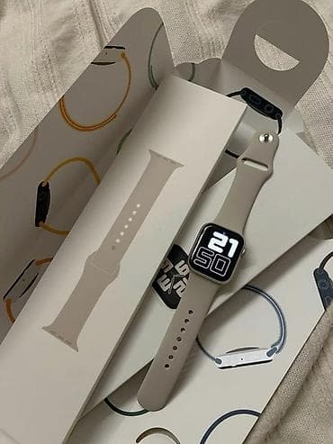 Смарт-часы applewatch SE 2серия акб72% с прямоугольным дисплеем и