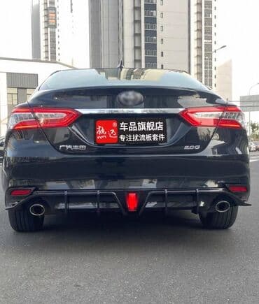 мухабойка на срв: Юбка заднего бампера Toyota, 2023 г., цвет - Черный — 3