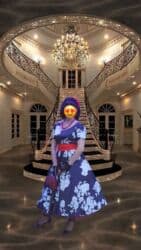 прокат карнавальных костюмов в бишкеке бишкек: Бальное платье, Средняя модель, цвет - Синий, M, В наличии — 1