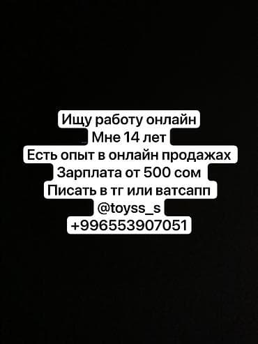 Ищу работу 
Писать на ватсапп или телеграмм