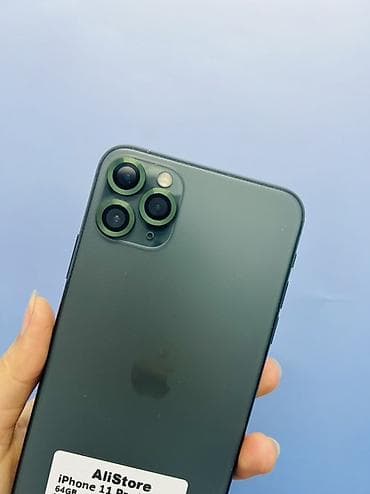 айфон кр: IPhone 11 Pro Max, Б/у, 64 ГБ, Matte Midnight Green, Зарядное устройство, Защитное стекло, Чехол, В рассрочку, 83 % — 2