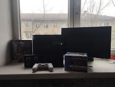 ноутбуки в бишкеке бу: Продам или обменю пс 4 фат 500г в комплекте монитор старенький диски — 5