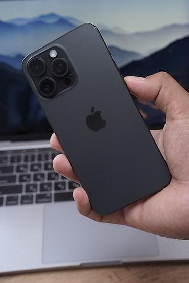 IPhone 15 Pro Max, Б/у, 256 ГБ, Графит