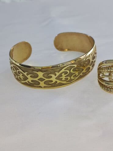 эксклюзивные свадебные пригласительные: Новая коллекция Италия Билерик+ кольцо Серебро напыление жёлтое — 4