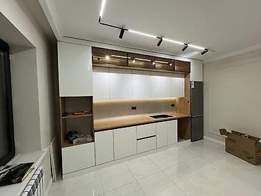 Кухонный гарнитур, Новый, цвет - Белый, ДСП, Бесплатная доставка — 1