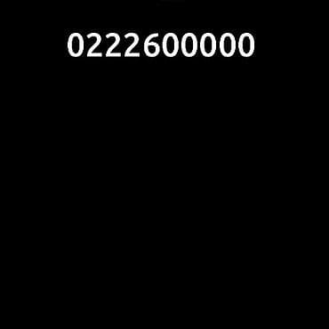 номер продажа: Продаётся красивый «Платиновый» номер: 0222600000 - Формат — 1