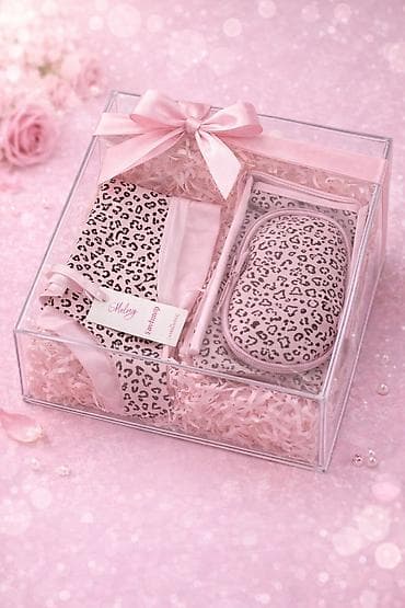 Комплект, Трусики, Леопардовый принт