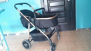 Коляски: Коляска, цвет - Черный, Б/у — 8