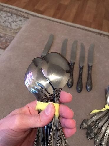 ссср нож: 💯 Новый Советский Столовый набор Настоящие СССР😍 Антиквариат Винтаж — 8