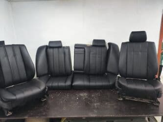 купить кожаные сиденья для авто бу: Чехлы Экокожа, цвет - Красный — 12