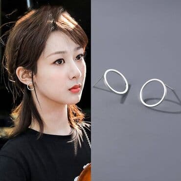 свадебные платья для покрытых: Серьги-кольца НС✨ Лаконичный дизайн в виде аккуратного круга делает — 4