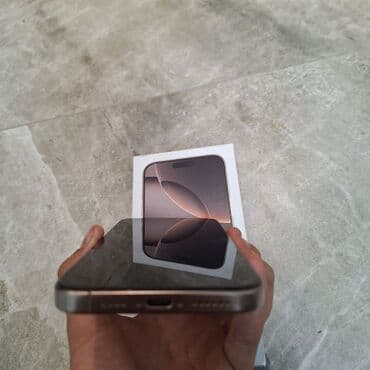 бу телефоны в ош: IPhone 16 Pro Max, Б/у, 256 ГБ, Desert Titanium, Коробка, 100 % — 8