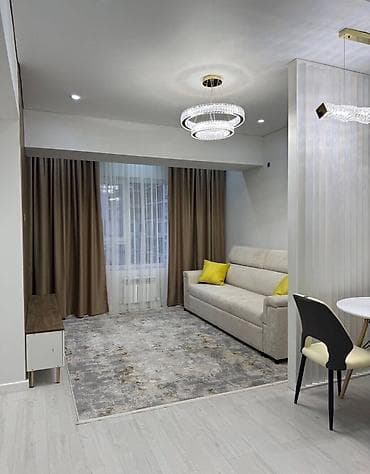 sky: 2 комнаты, 46 м², АЮ Гранд Элитка, 9 этаж, Дизайнерский ремонт — 2
