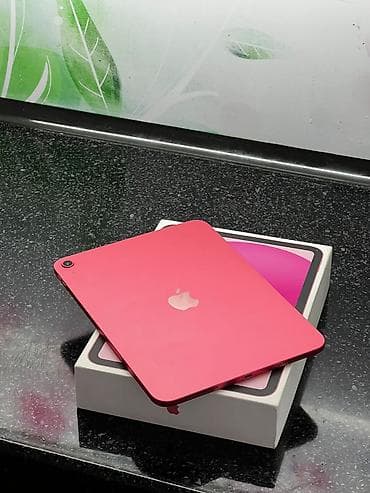 Техника и электроника: Планшет, Apple, память 128 ГБ, 10" - 11", Wi-Fi, Новый, Классический цвет - Розовый — 1