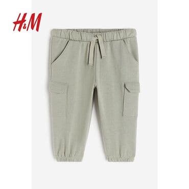 детские спортивные костюмы из двунитки: Джинсы и брюки, цвет - Серый — 1