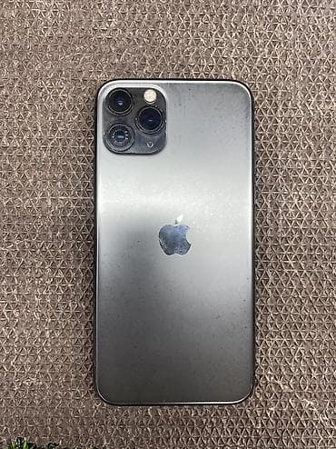 IPhone 11 Pro, Б/у, 256 ГБ, Black Titanium, Защитное стекло, Чехол, 72 %