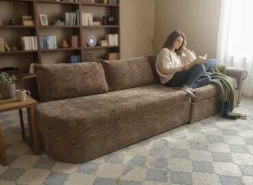 сидения диван: Прямой диван, Б/у — 1