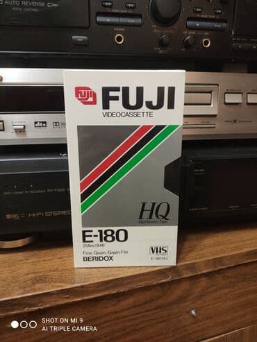 исключительном исключительное исключительно: Видеокассета FUJI E-180 HQ масло Кассета в новом состоянии — 2
