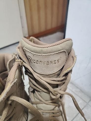 берцовые сапоги: Тактические ботинки Converse (песочного цвета) - Модель: высокие — 6