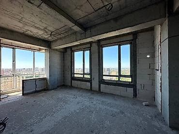 samatova: 2 комнаты, 87 м², Ак-Кеме Элитка, 13 этаж, ПСО (под самоотделку) — 1