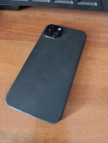 не рабочие айфоны: IPhone 15 Plus, Б/у, 128 ГБ, Черный, Зарядное устройство, 91 % — 2