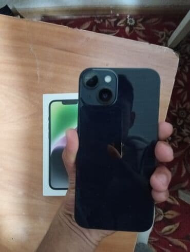 айфон 14 цена бу: IPhone 14, Колдонулган, 128 ГБ, Кара, Каптама, Куту, Коргоочу айнек, 96 % — 2