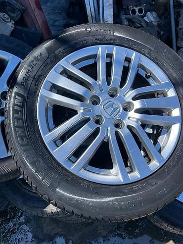 Колеса в сборе 215 / 60 / R 17, Лето, Б/у, Комплект, Легковые, Литые, отверстий - 5