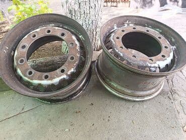 диска семерка: Железные Диски R 22,5 Пара, отверстий - 10, Б/у — 1