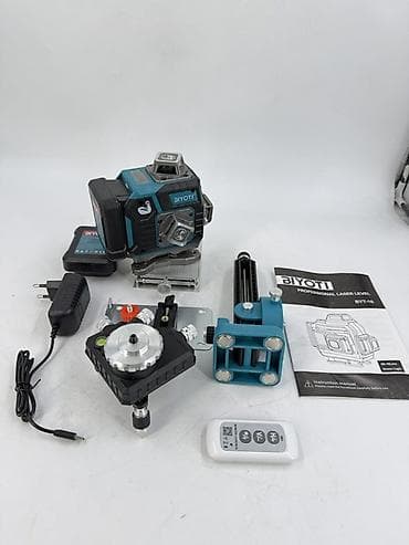 зарядка для лазерного уровня: Лазерный уровень BIYOTI (линейный нивелир) - Три плоскости 360° — 7