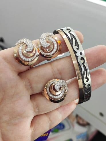 эксклюзивные свадебные пригласительные: Серебро 925 пробы с напылением золото Серебряный Комплект+ Билерик — 6