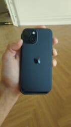 бу 11 айфон: IPhone 15, Колдонулган, 128 ГБ, Кара, Заряддоочу түзүлүш, Каптама, Кабель, 89 % — 4