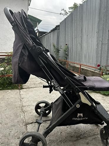 Коляски: Прогулочная коляска INING BABY (трость/книжка) - Компактное складное — 2